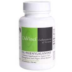 DAVINCI LABORATORIES DL-苯丙胺酸 750mg 膠囊, 60入, 1個, 單一商品