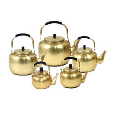 가오스 황주전자 막걸리 추억먹은 양은 주전자 술주전자(걸음망 장착), 단일계열, 1L