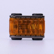 花蓮出貨 坦克EDC裁爵 新品 成人解壓指尖陀螺 金屬潮玩手部 滾輪把玩玩具 交換禮物, 坦克-PEI材質琥珀橙色, 1個