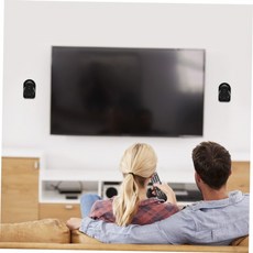 Levemolo 서라운드 벽걸이 브래킷 내구성 abs 소재 경사 회전 기능 첨부 자택 게임 존 트레이닝 룸용 월 마, 01 7.6X6.3X4.7CM, 02 화이트