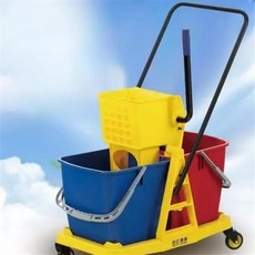 호텔 청소 걸레 물통 트레이 탈수 마포 청소 용기 밀대 양동이 세척 01.34, 34L