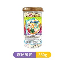 A-star 超美味 骨頭造型 狗零食 狗餅乾 草莓 起司 補鈣 菠菜 牛奶, 1個, 小饅頭 繽紛饗宴, 350g, 繽紛饗宴
