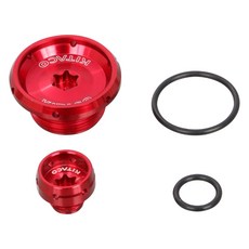 【安全屋】日本 KITACO 正時孔蓋 Monkey125、Grom MSX125、CT125、Dax125、CC110, 紅色 (現貨), 1個