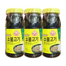 오뚜기 소불고기 큰양념 840g 장조림 감자조림 양념, 3개