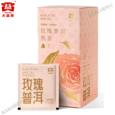대익차 운남보이차 소포장 휴대용 생차 숙차 티백 차세트 회사차, 1개, 장미보이숙차40g(1.6g*25포)