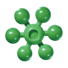 旭陽教育用品社 USL遊思樂 小葡萄積木 90片裝 台灣製 益智拼插玩具, 多色, 1套