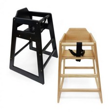 조립식 아기의자 레스토랑 유아 식탁의자 식당, 블랙