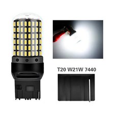 자동차 반전 라이트 스톱 브레이크 램프 자동 회전 신호 전구 흰색 빨간색, 1개