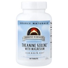 소스네츄럴스 Serene Science 테아닌 60정, 4개