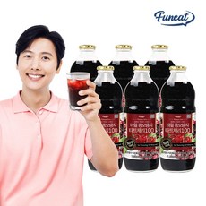 퍼니트 NFC착즙100프로 리얼 몽모랑시 타트체리 주스 원액 1000ml x6병, 1L