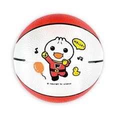 FOOD超人兒童運動籃球，安全無毒材質，專為兒童設計，提升運動樂趣，鍛鍊手眼協調能力, 1個, FOOD超人兒童運動籃球-紅白(風車), 紅白