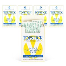 탑스틱 가발테이프 일자형 2.5cm W3020, 혼합색상, 250개