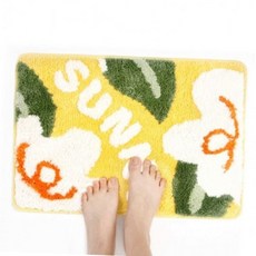 북유럽풍 극세사 미끄럼방지 발매트 욕실 주방 현관매트 40x60 주방매트 다용도매트