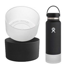 OAWEEN Hydro Flask 32 1.2L(40온스) 표준 입구 하단 지름 8cm(3.15-3.4인치) 긁힘 방지 보호 슬리브 하이드로플라스크 물병용 실리콘 부츠 2개