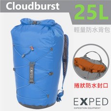 【瑞士 EXPED】超輕防水背包 25L Cloudburst 健行登山背包 折疊攻頂包 後背防水袋 溯溪_76861