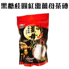 GS MALL 台灣製造 400g - 黑糖桂圓紅棗薑母茶磚, 一包, 1個