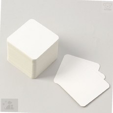 BS1 반코팅 무지 종이카드 100매 6x6cm 단어장