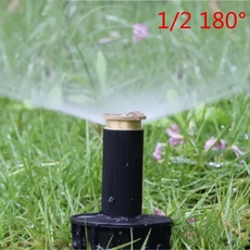 10pcs 정원 관개 팝업 스프링클러 90/180/360 학위 관개 잔디 스프링클러 농장 굴절 노즐 급수, 02 10pcs 180 degree