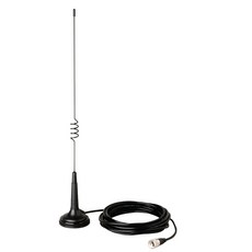 Cobra HGA 1500 Hga1500 91.4cm(36인치) 마그네틱 마운트 CB 안테나 튼튼한 자석 자동차 SUV 레크리에이션 차량 300와트 전원 처리 기능, 47cm(18.5인치)