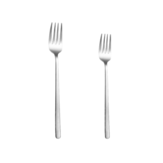 天使網購 頂級316不鏽鋼叉子 鏡面拋光 水果叉 食品級牛排叉 主餐叉 烤肉露營, 1個, 一般410中號叉子（18.5公分）