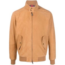 바라쿠타 스웨이드 가죽 집업 재킷