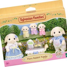 플로라 토끼 가족 피규어 크리스마스선물
