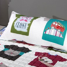 티셔츠 순면 아동 베개커버 30x70 mel+432px, 그레이