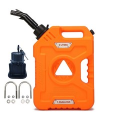 보조 휘발유통 바이크 비상용 예비 급유 등유통 연료탱크, 1개, 오렌지 신형 B