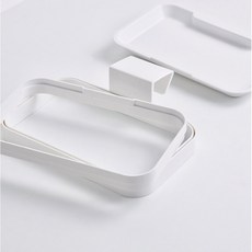 【台灣現貨】垃圾袋架 廚房垃圾袋掛架 櫥櫃門掛式垃圾架 分類垃圾架 可掛式垃圾架, 【門掛式垃圾袋架】白色, 1個, 白色