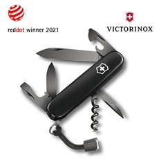 VICTORINOX Spartan Onyx 中型摺疊刀 12用, 1個