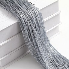 러빙랩 반짝이는 실커튼 공간분리 스팽글 가림막 줄 커텐 4P, 실버4개