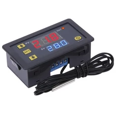 W3230 미니 디지털 온도 컨트롤러 12V 220V 조절기 가열 냉각 제어 (센서 포함), 03 DC 24V