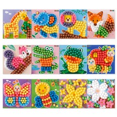 (PL) 미니플레이콘 액자만들기-모자이크5인용, 악어