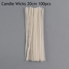 100 개/대 왁스 코튼 캔들 Wicks 세트 무연 왁스 코어 DIY 간장 왁스 코어 짠 등유 램프 양초 만들기 용품, 100개