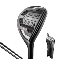 마제스티 컨퀘스트 파워슬릿 남성 고반발 하이브리드 유틸리티 비거리 골프채, R, 18도