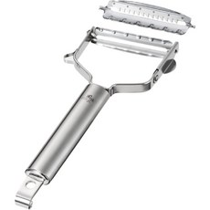 貝印KAI 小型切絲削皮器 兩用刀片設計 可拆卸易清洗 高碳鋼鋒利耐用 附安全保護蓋, 1個