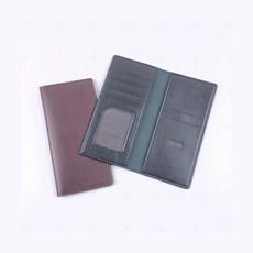 골프 가죽 장지갑 지폐 카드 신분증 투명 포켓 분리 수납 라운딩 캐디 여행 모임 현금 소지품 정리, 1개, 기타