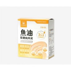 汪喵星球 魚油保健純肉泥 盒裝20包 貓狗適用 保健肉泥 寵物零食【貓多多寵物小舖】, 1個, 【裸包10包】, 6g, 純魚油保健肉泥