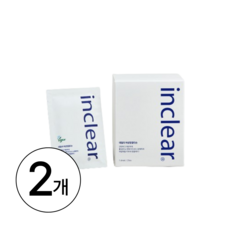 인클리어 데일리 여성 청결 티슈 25p, 150g, 2개