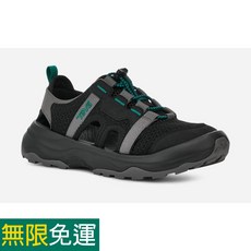 Teva 女款Outflow CT護趾水鞋 超透氣戶外功能鞋 黑灰色