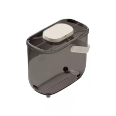 FRESH GUARD 真空儲糧桶 寵物食品保鮮防潮防蟲, 透明茶色-真空款, 1個, 10L