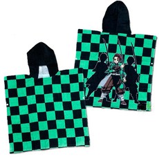 鬼滅之刃 純棉連帽浴巾 兒童浴衣浴袍披風 日本正版授權 1條