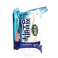해결사의잡화점 국산 대용량 삶은빨래비누 450g 속옷손빨래세제 옷세탁비누, 1개