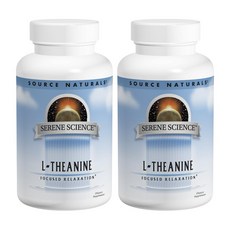 SOURCE NATURALS L-茶氨酸無麩質無糖錠 200mg, 30 件, 2個