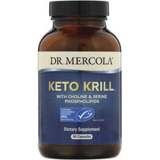DR. MERCOLA Keto 磷蝦膠囊, 1罐, 60顆