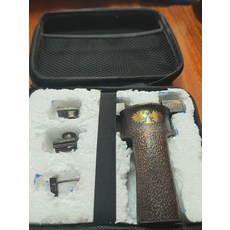 無釘化結構 帶瞄具 橘皮黑金砂硬化強化表面, 如圖所示, 1個