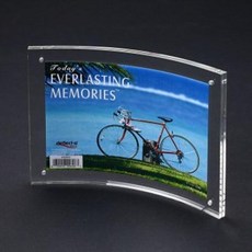 상패 BS 커브형 자석사진액자 5R 178x127, 상세설명 참조