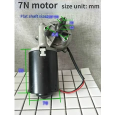 1PC DC 24V 차고 문 모터 교체 오프너에 대 한 순수 구리 기어, 02 7N