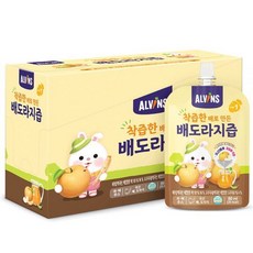 엘빈즈 착츱한 배로 만든 배도라지즙 80ml 배도라지 80ml 20개 배도라지 80ml 20개, 혼합맛(배/도라지)