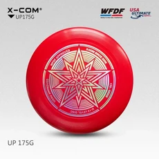 X-COM Professional Ultimate Flying Disc WFDF 인증 Ultimate Disc 경쟁 스포츠 175g, 04 Red